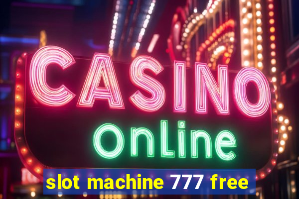 slot machine 777 free