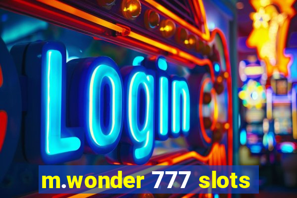 m.wonder 777 slots