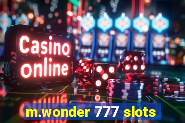 m.wonder 777 slots