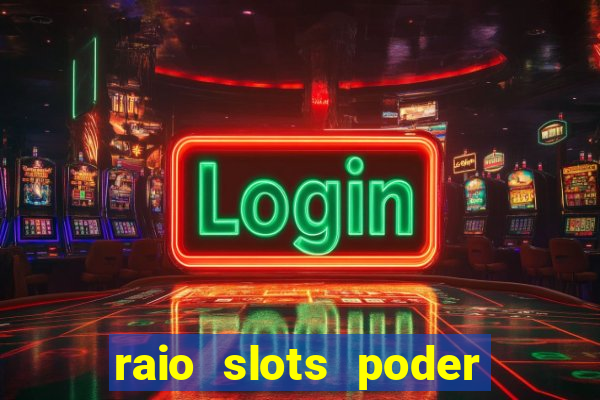 raio slots poder de zeus