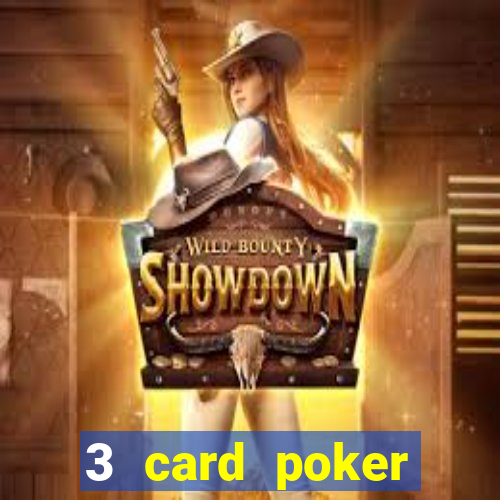 3 card poker casino rules