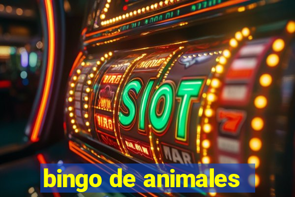 bingo de animales