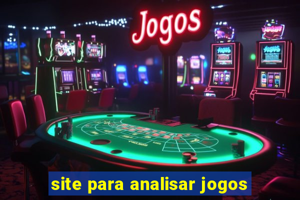 site para analisar jogos