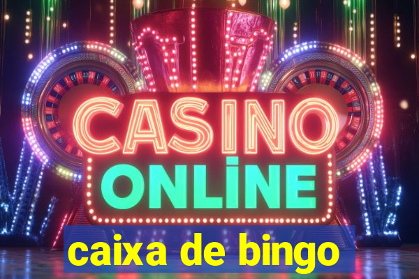 caixa de bingo