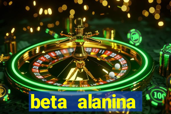 beta alanina aumenta a pressao