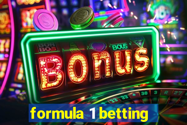 formula 1 betting