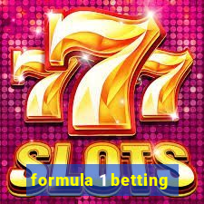 formula 1 betting