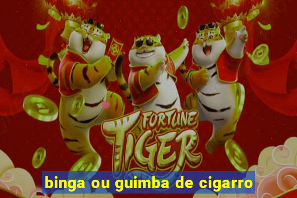 binga ou guimba de cigarro