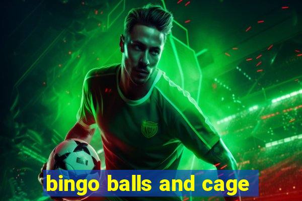 bingo balls and cage