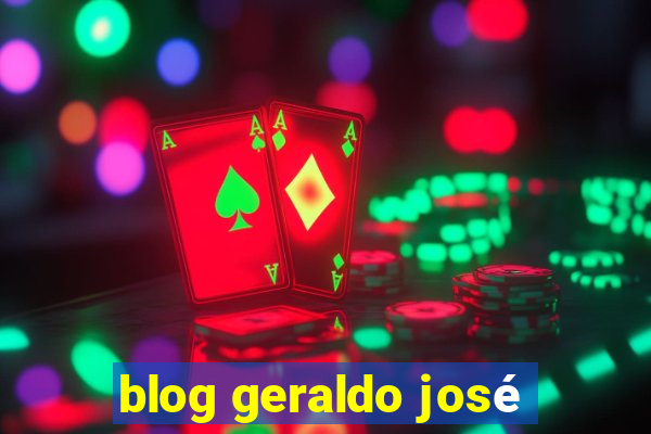 blog geraldo josé