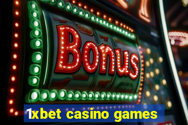 1xbet casino games