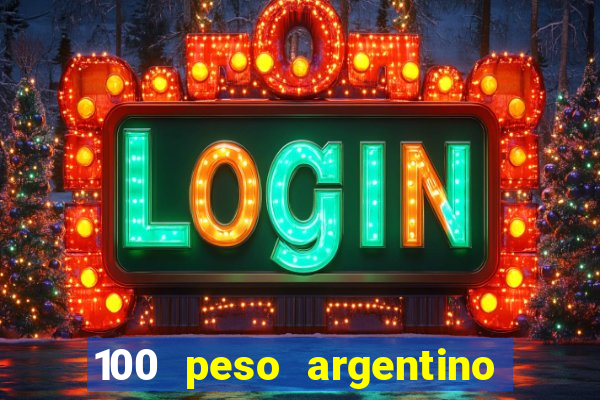 100 peso argentino em real