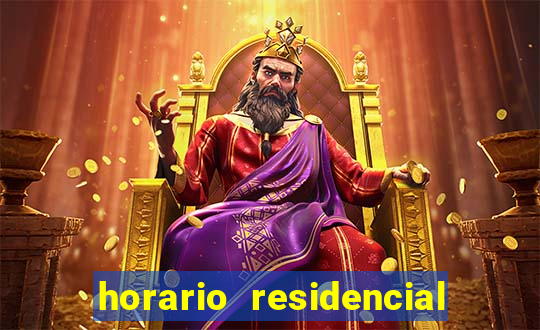 horario residencial das flores