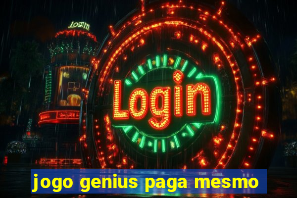 jogo genius paga mesmo