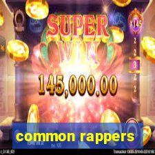 common rappers