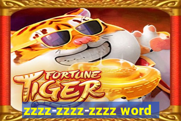 zzzz-zzzz-zzzz word