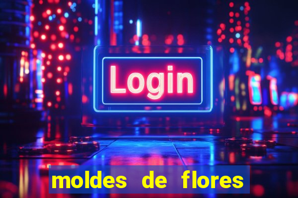 moldes de flores gigantes para imprimir