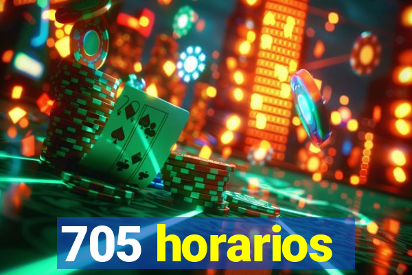 705 horarios