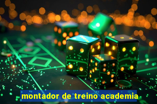 montador de treino academia