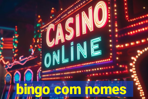 bingo com nomes