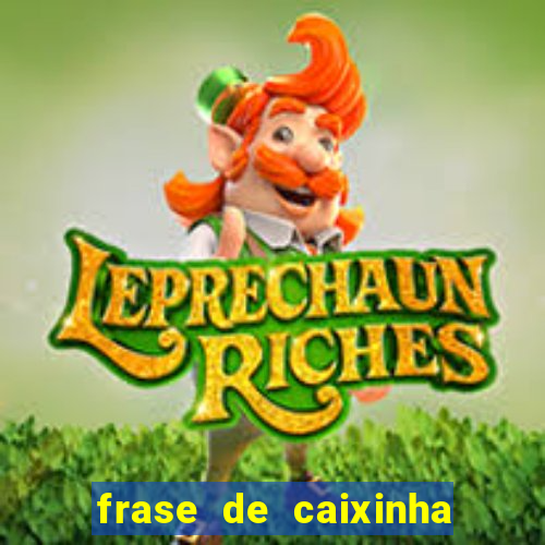 frase de caixinha de natal