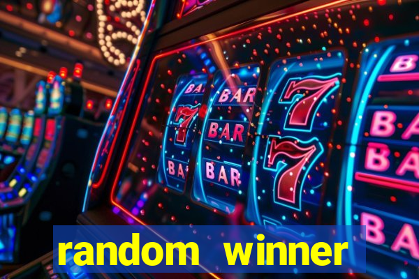 random winner triple play slot