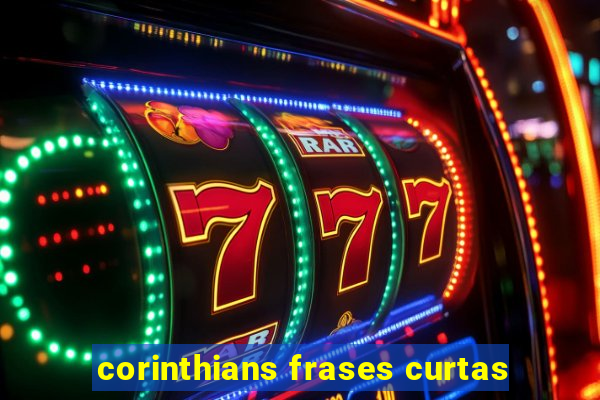 corinthians frases curtas