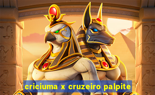 criciuma x cruzeiro palpite