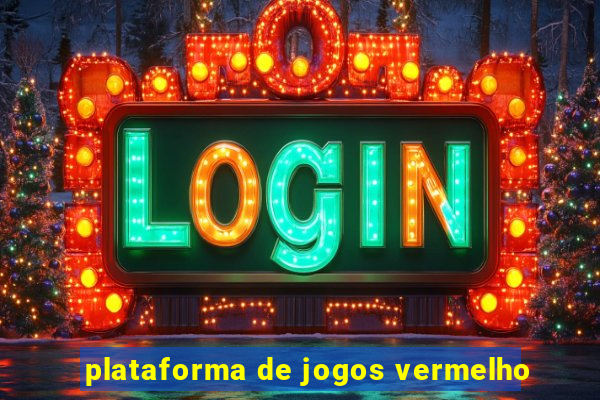 plataforma de jogos vermelho