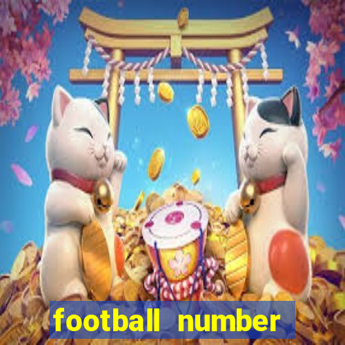 football number necklaces gold