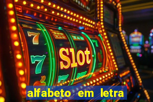 alfabeto em letra de pichação