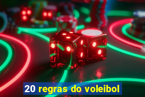 20 regras do voleibol