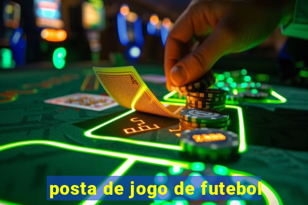 posta de jogo de futebol