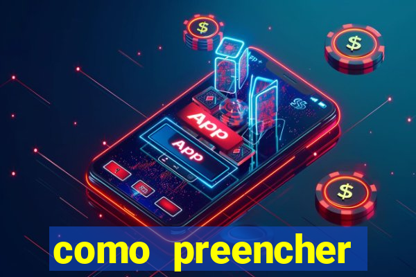 como preencher recibo de pagamento