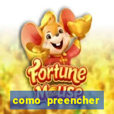 como preencher recibo de pagamento