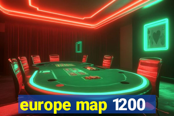 europe map 1200