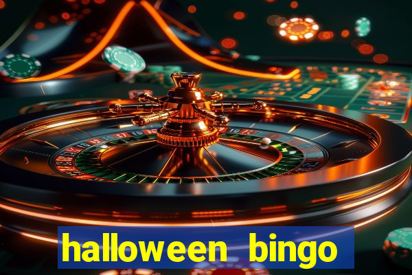 halloween bingo cards with numbers