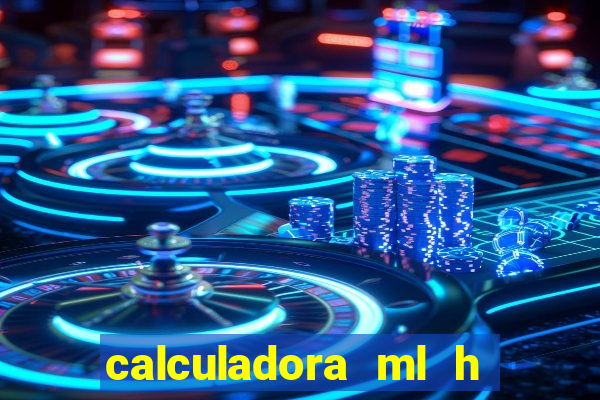 calculadora ml h para mcg kg min