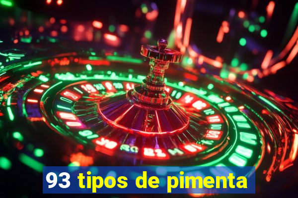 93 tipos de pimenta