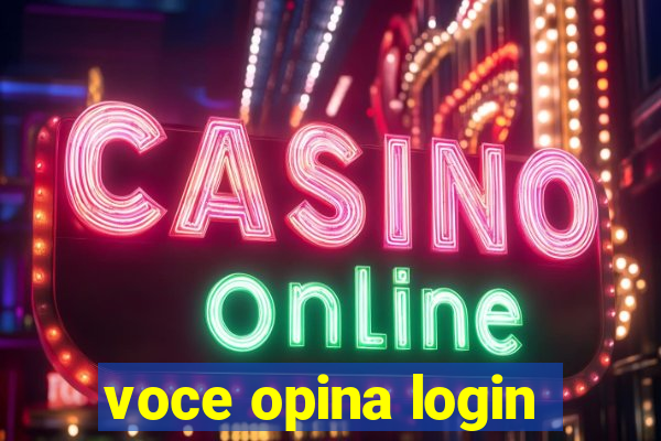 voce opina login