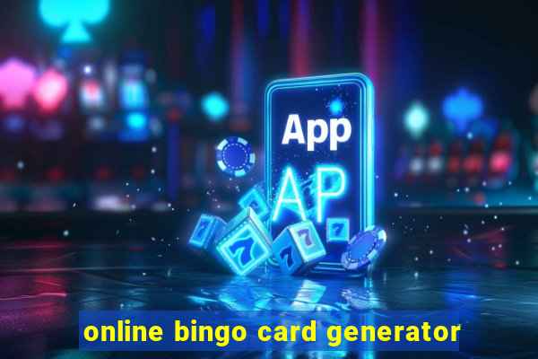 online bingo card generator