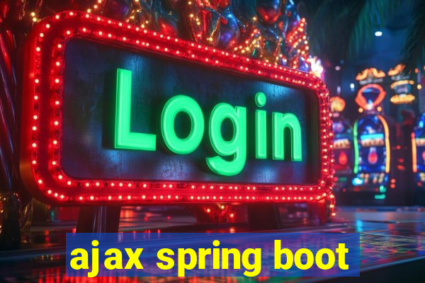 ajax spring boot