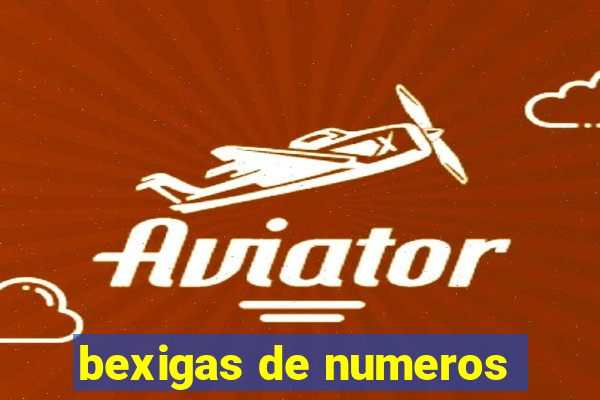 bexigas de numeros