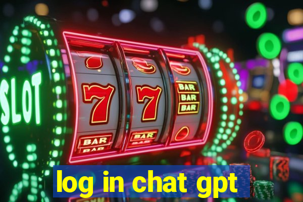 log in chat gpt