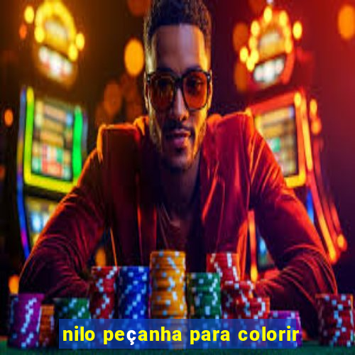 nilo peçanha para colorir