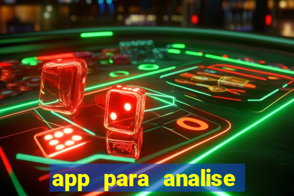 app para analise de jogos de futebol