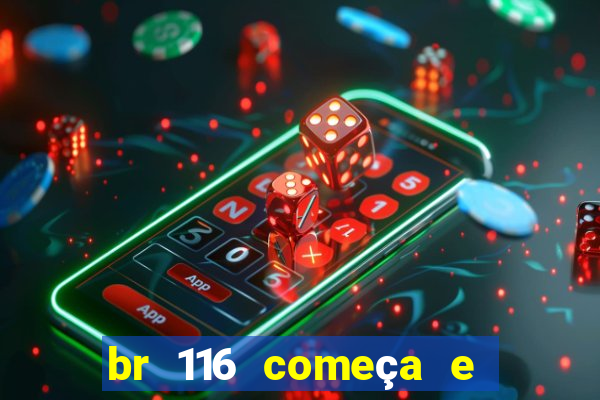 br 116 começa e termina onde